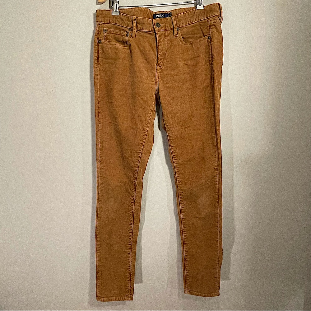 Polo Ralph Lauren Amber Corduroy Jeans Tapered Leg Women’s Size 10